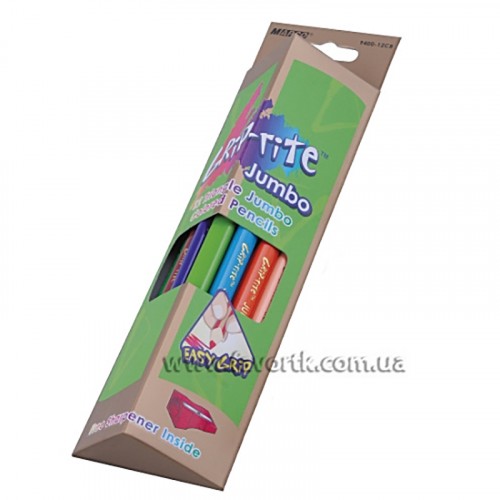 Набір олівців Marco Grip-rite 9100-12CB 12 кольорів