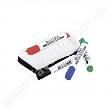 Набір 4-ох маркерів для дошки з губкою та тримачем BM8800-84