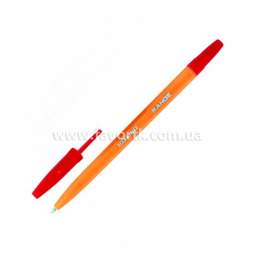 Ручка кулькова Economix RANGE 0.5мм червона