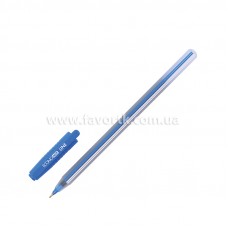 Ручка масляна Economix LINE 0.7мм, пише синім