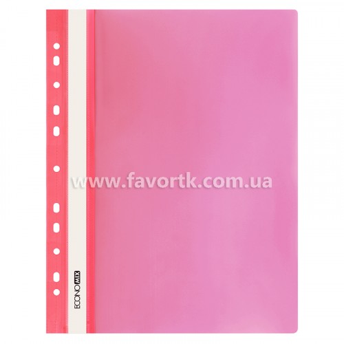 Папка-швидкозшивач А4 з перфорацією Economix червона