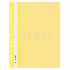 Папка-швидкозшивач А4 з перфорацією Economix жовта