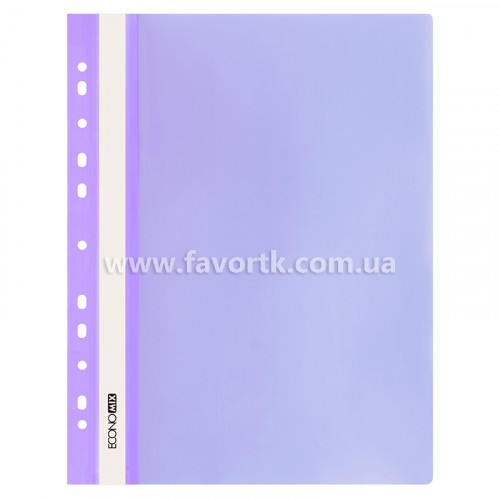 Папка-швидкозшивач А4 з перфорацією Economix фіолетова