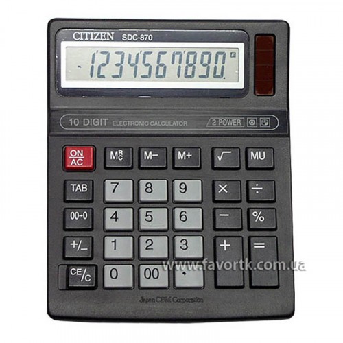 Калькулятор CITIZEN SDC870