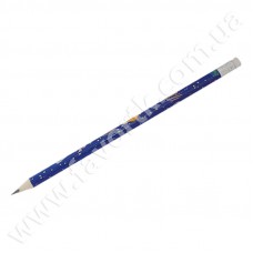 Олівець графітовий COSMOS HB, з гумкою, 100шт. в тубі