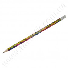 Олівець графітовий LEGS HB, з гумкою, туба