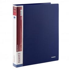 Папка пластикова з 4-ма кільцями 35мм Axent синя