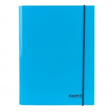 Папка на гумках об’ємна картонна А4 Pastelini Axent блакитна