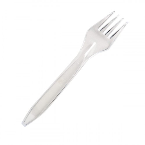 Вилка прозора 100шт