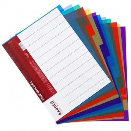 Розділювач А4 цифровий 12 шт Axent