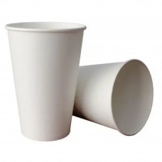 Склянка паперова 340мл біла 50шт.