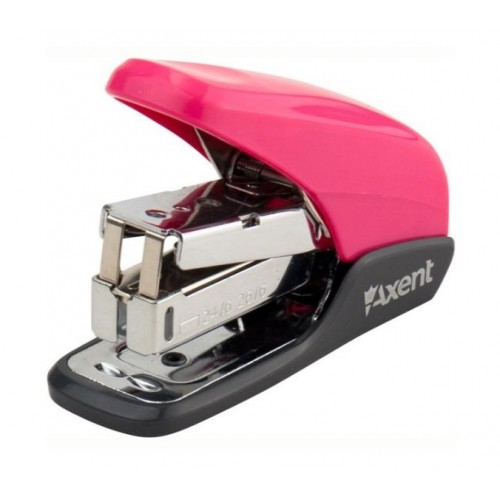 Степлер №24 Axent Shell PS 25арк рожевий