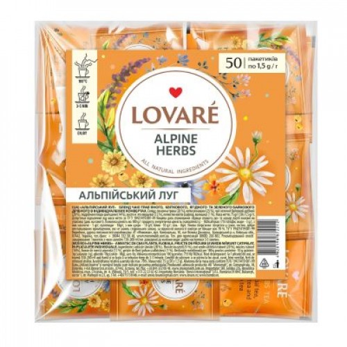 Чай "Ловаре" 50п Альпійська лука