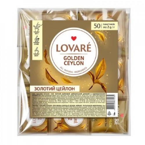 Чай "Ловаре" 50п Чорний Цейлонський