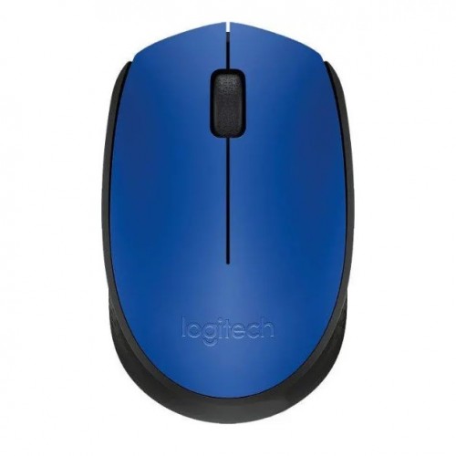 Миша оптична безпровідна Logitech M171 синя