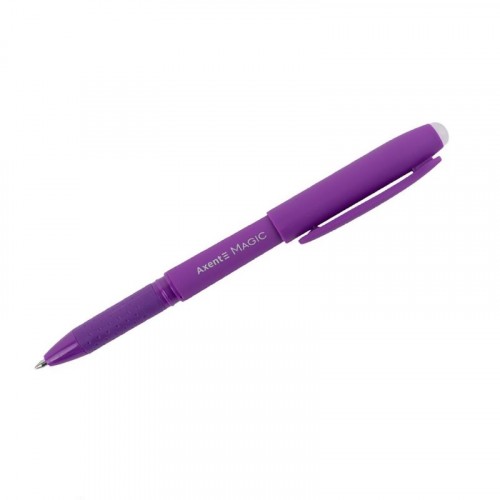 Ручка гелева “пиши-стирай” Axent Magic 0,7мм фіолетова Ручка гелева “пиши-стирай” Axent Magic 0,7мм фіолетова