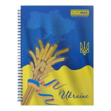 Зошит А4 96 арк в клітинку тверда палітурка