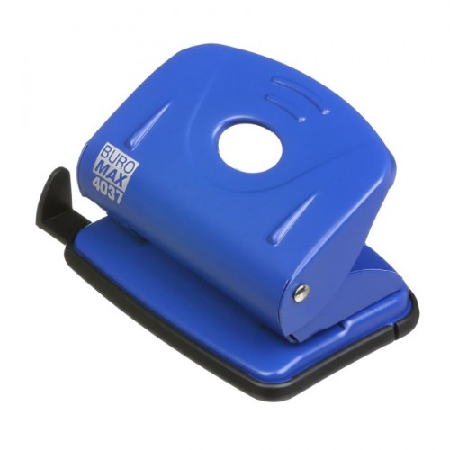 Дірокол ВМ4037 металевий 20арк синій