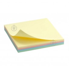 Стікери 75*75мм 100шт Axent Веселка пастель