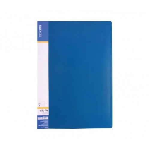 Папка CLIP A швидкозшивач Economix синя