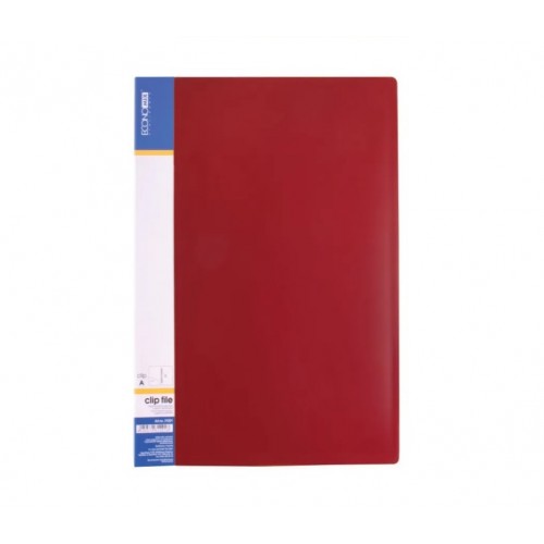 Папка CLIP A швидкозшивач Economix червона