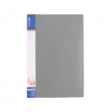 Папка CLIP A швидкозшивач Economix сіра
