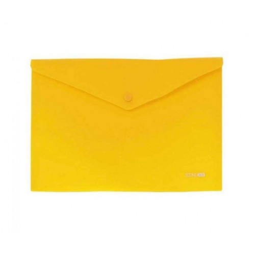 Папка-конверт А4 на кнопку Economix жовта