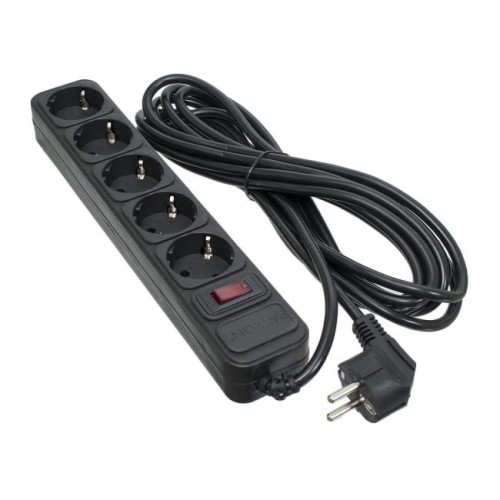 Мережевий фільтр Patron 5 розеток 5м