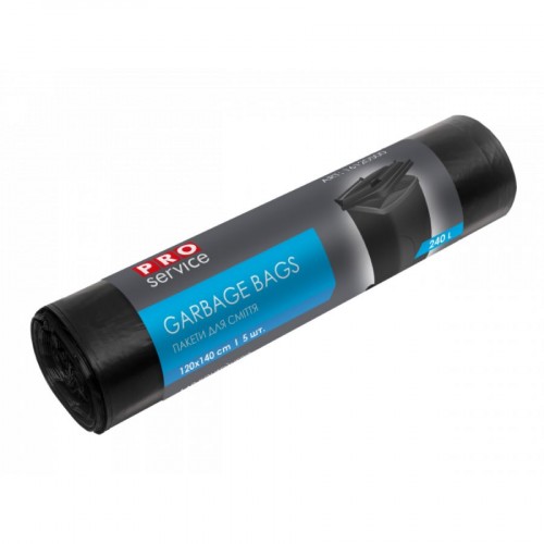 Мішки для сміття 240л LD "PRO" 5шт