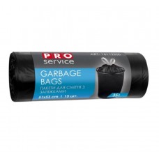 Мішки для сміття з затяжками 35л "PRO" 15шт