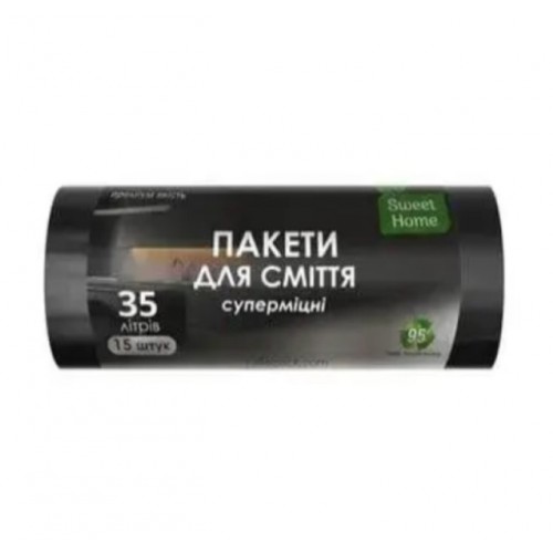Мішки для сміття 35л LD "Sweet Home" 15шт